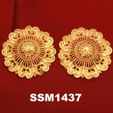 SSM1437 Small Tops Gold Plated Earrings